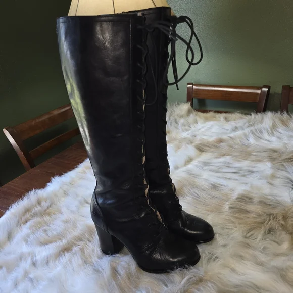 Frye Tall Parker Lace Up Boot - Picture 8 of 16